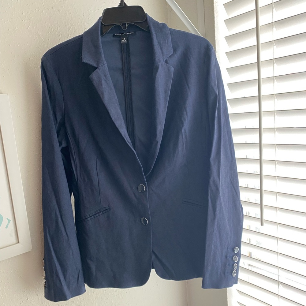 Denim colored blazer